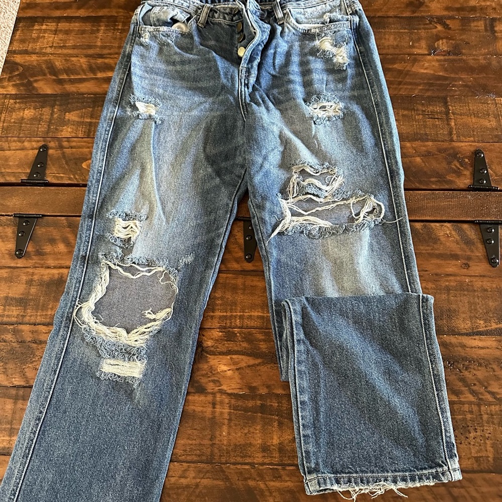 Flying Monkey Blue Relaxed Jeans for Effortless Style